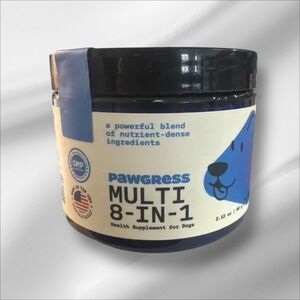 Pawgress Dog Multivitamin Powder 8-in-1 Skin Coat Joint & Digestive Support 60g